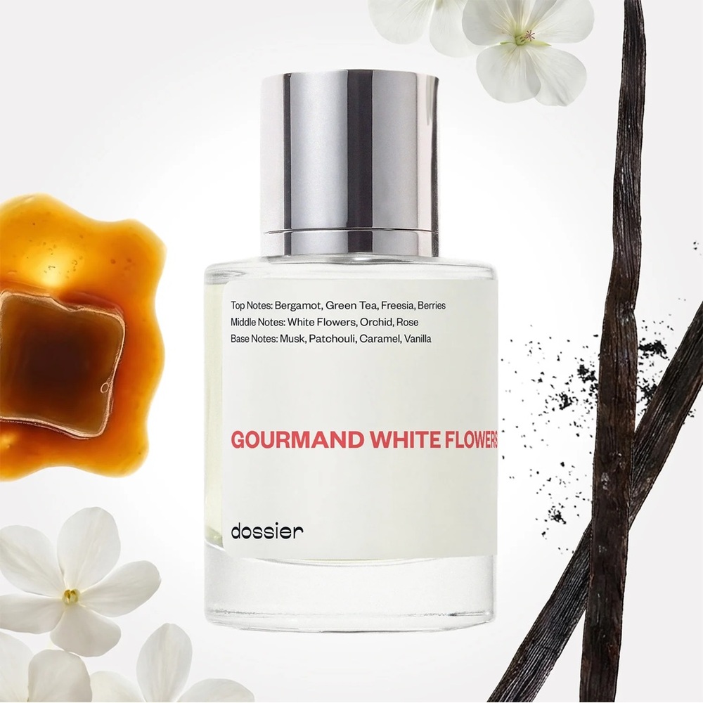 NWT / In Box Dossier Gourmand White Flowers Perfume - 50ml